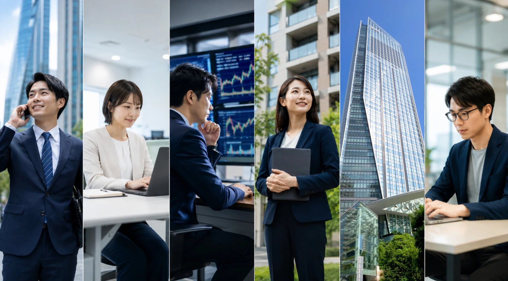M&A・投資ファンド領域と東京のビジネスシーンを表現した転職支援イメージ